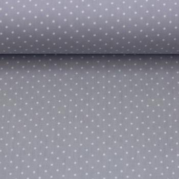 Baumwollstoff HILDE - Grau